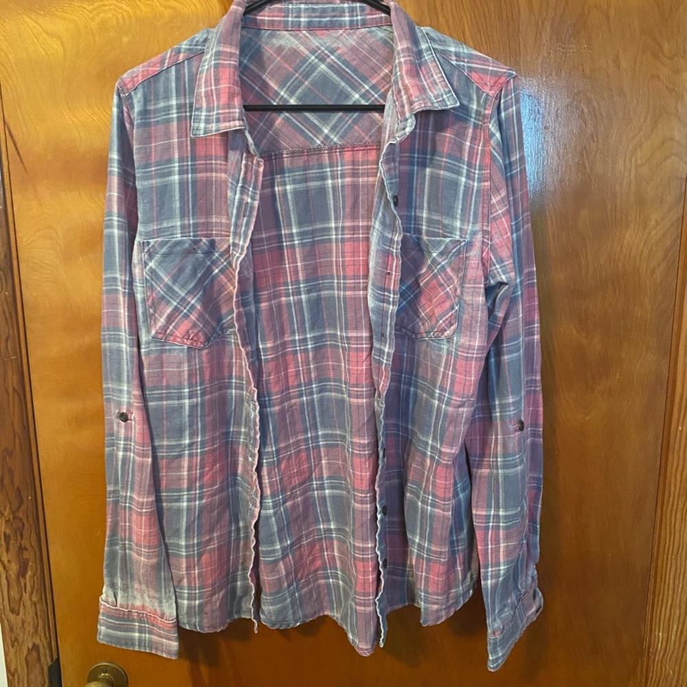 Red and Blue flannel